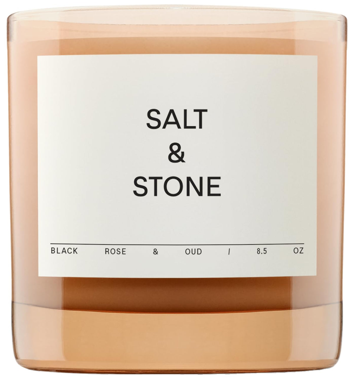 Salt & Stone Coconut & Soy Blend Scented Candle, Santal & Vetiver 8.5 oz