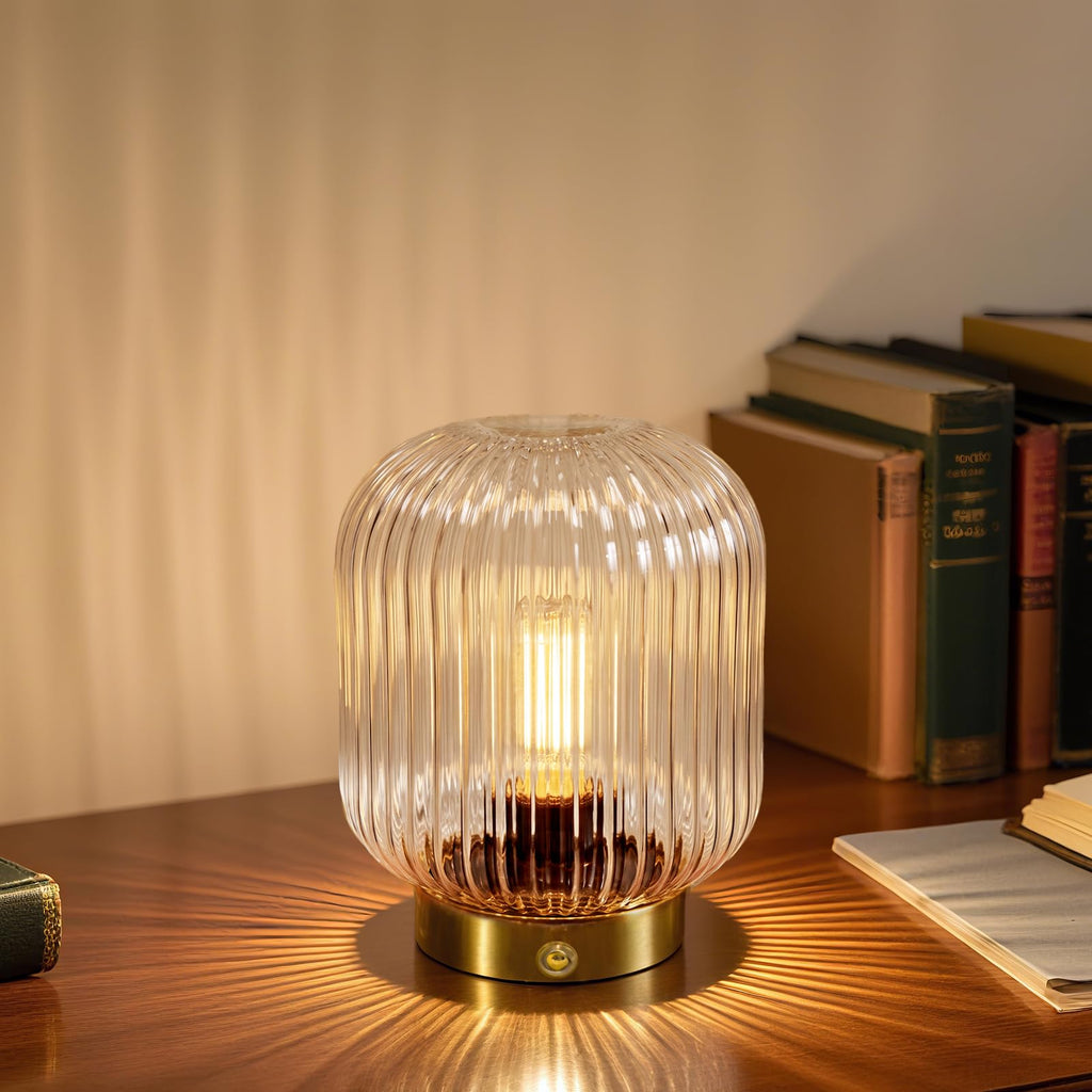 MJ PREMIER Rechargeable Table Lamp,Cordless Lamp with Memory Function,Green