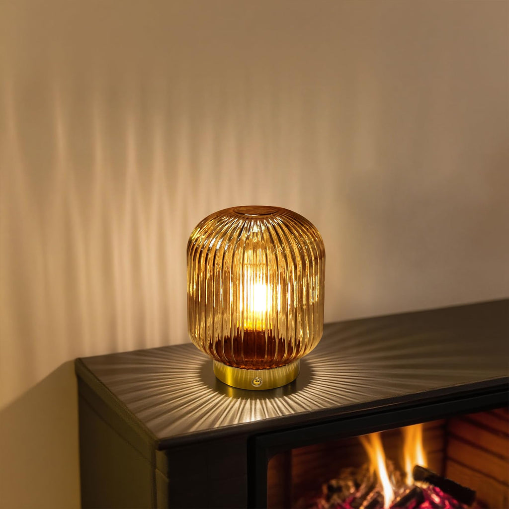 MJ PREMIER Rechargeable Table Lamp,Cordless Lamp with Memory Function,Green