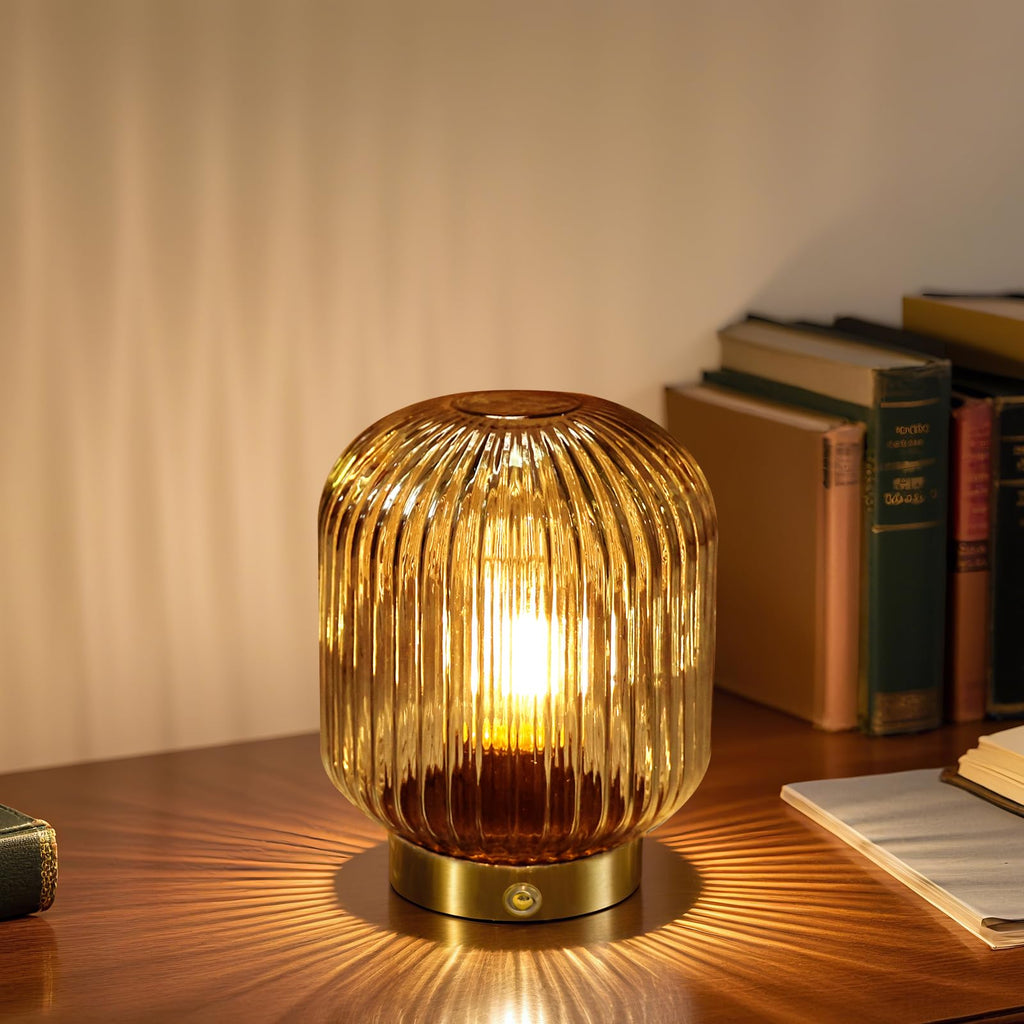 MJ PREMIER Rechargeable Table Lamp,Cordless Lamp with Memory Function,Green