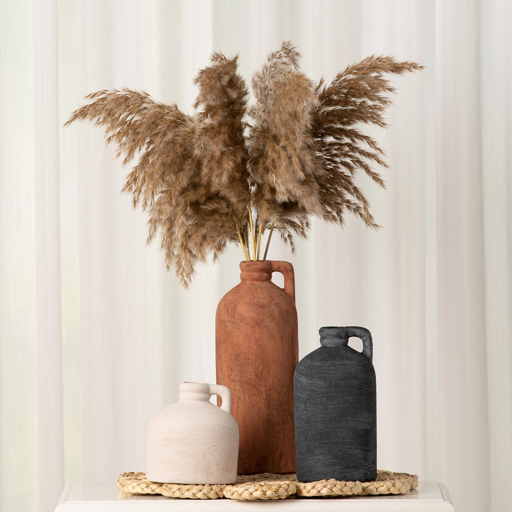 Vanselia Ceramic Vase Set of 3 Home Decor Living Room Table Decorations